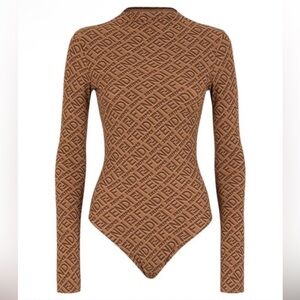 Fendi x Skims Mockneck Bodysuit